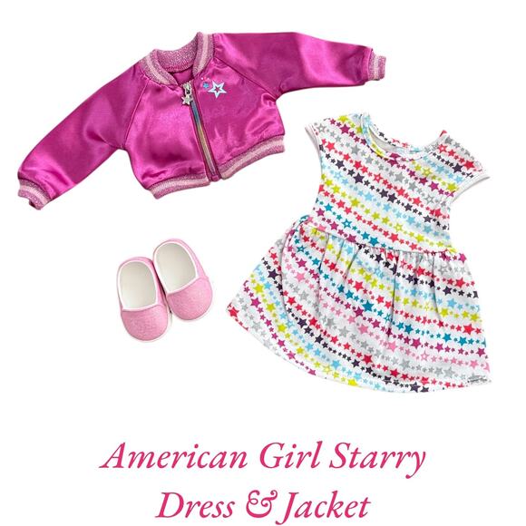 American Girl Starry Dress & Jacket Outfit for 18-inch Doll (New) - Picture 1 of 5